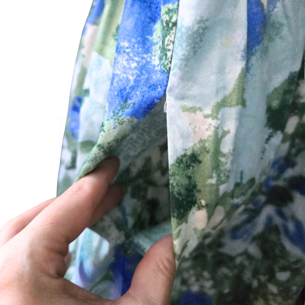 Tuckernuck Jardin de Fleurs Violetta Floral Midi Maxi Dress Large - Picture 10 of 12